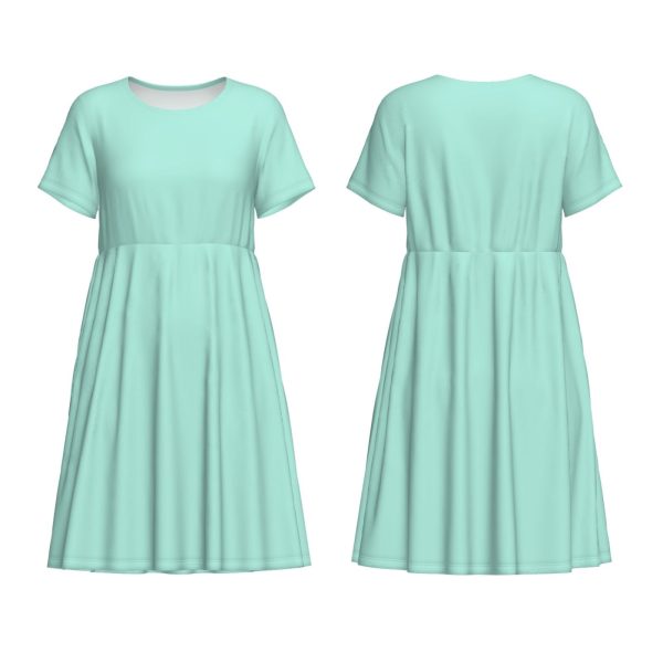 Women's Short Sleeve Dress - Image 4