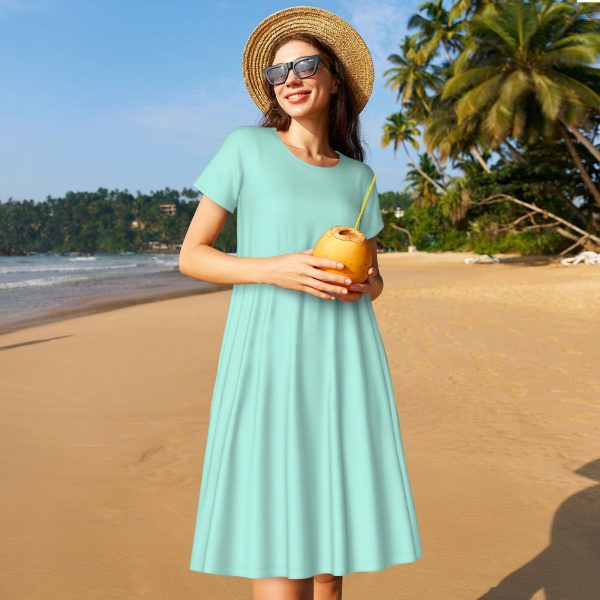 Women's Short Sleeve Dress - Image 8