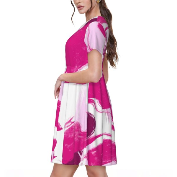 Women's Short Sleeve Dress - Image 2