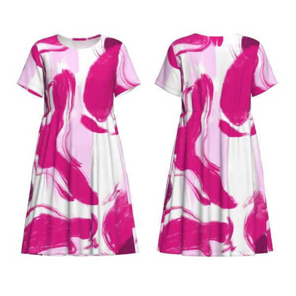 Women's Short Sleeve Dress - Image 4