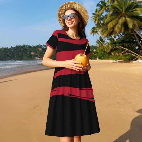 Women's Short Sleeve Dress - Image 8