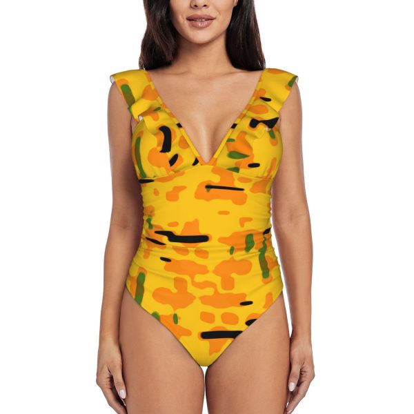 Women's Ruffle One Piece Swimsuit