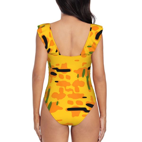 Women's Ruffle One Piece Swimsuit - Image 5