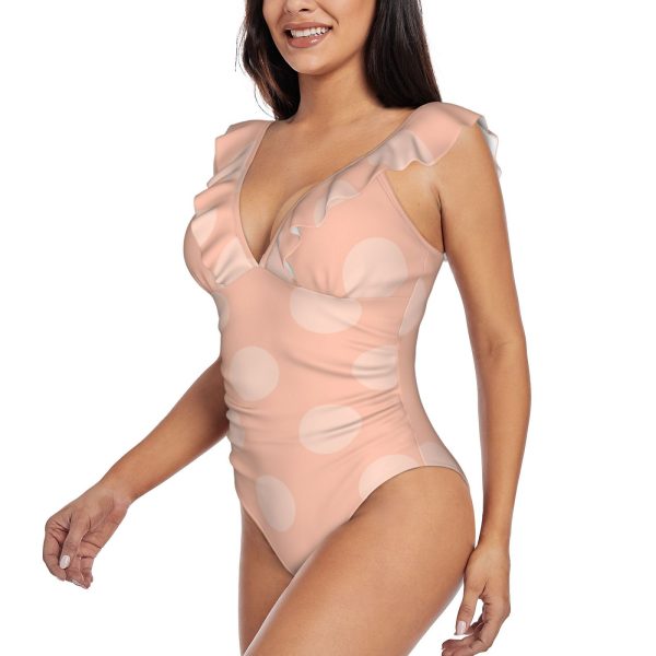 Women's Ruffle One Piece Swimsuit - Image 2