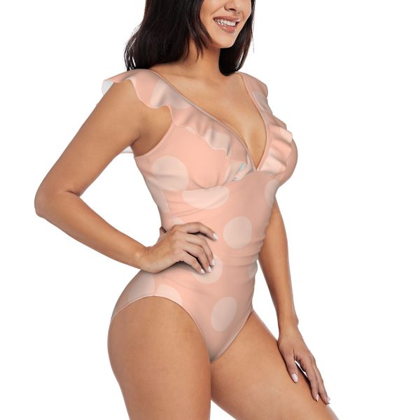 Women's Ruffle One Piece Swimsuit - Image 3