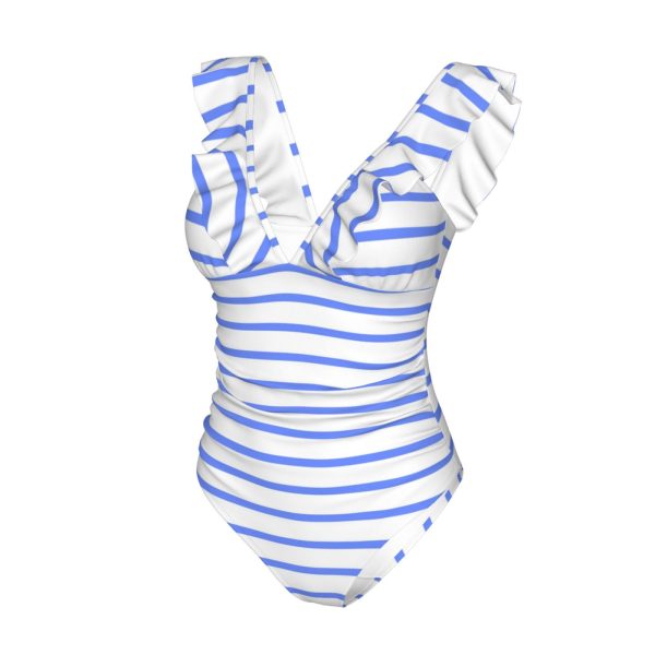 Women's Ruffle One Piece Swimsuit - Image 8