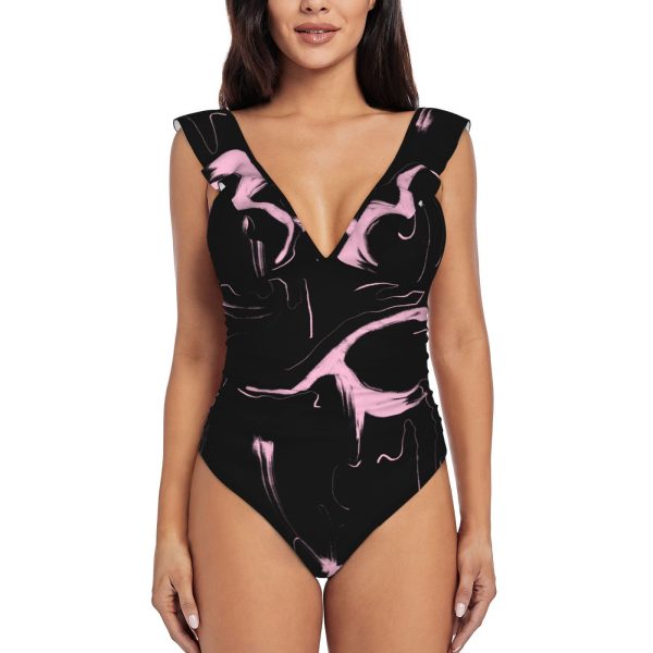 Women's Ruffle One Piece Swimsuit